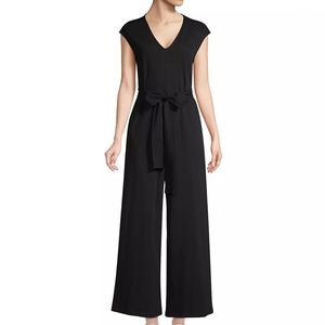 Weekend MaxMara Black Morina Cap Sleeve Jumpsuit
